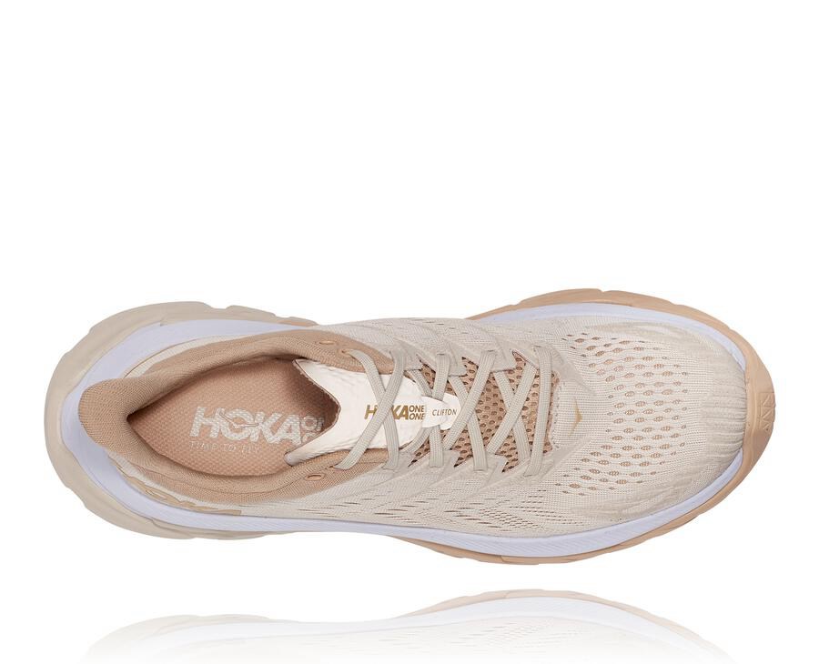 Hoka One One Hardloopschoenen Heren - Clifton Edge - Beige - AP0218453